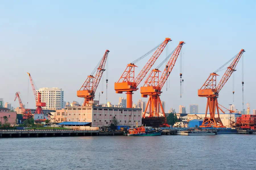 Container operations at Khor Fakkan terminal